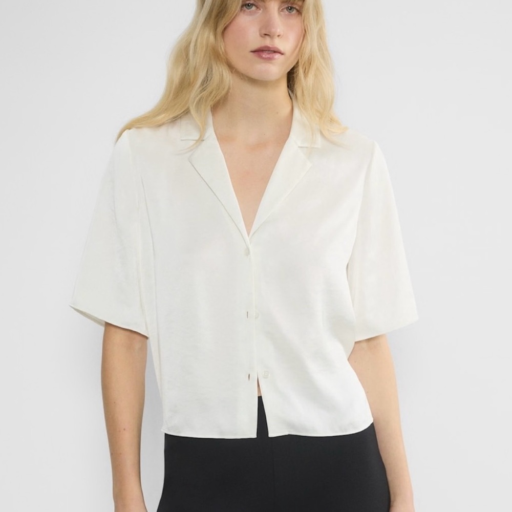 Wilfred Cream Button Down Shirt